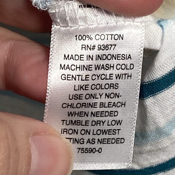 a.n.a. a New Approach Tank Top Women's Size XXLT Tall Striped Blue White NEW - Picture 4 of 5